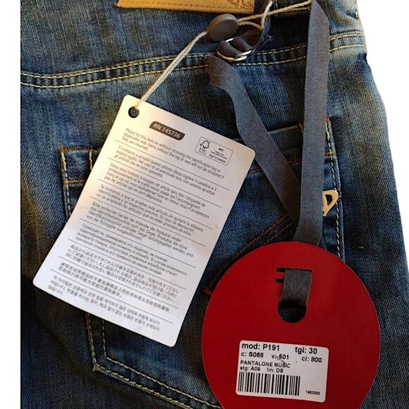 DONDUP P191 Music Jeans, Blue Trex Wash, Size 30 - Picture 5 of 7